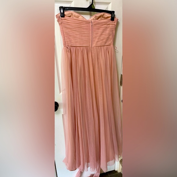 Birdie Grey Chiffon Convertible Formal Gown/Bridesmaid Dress, Medium - Picture 4 of 5